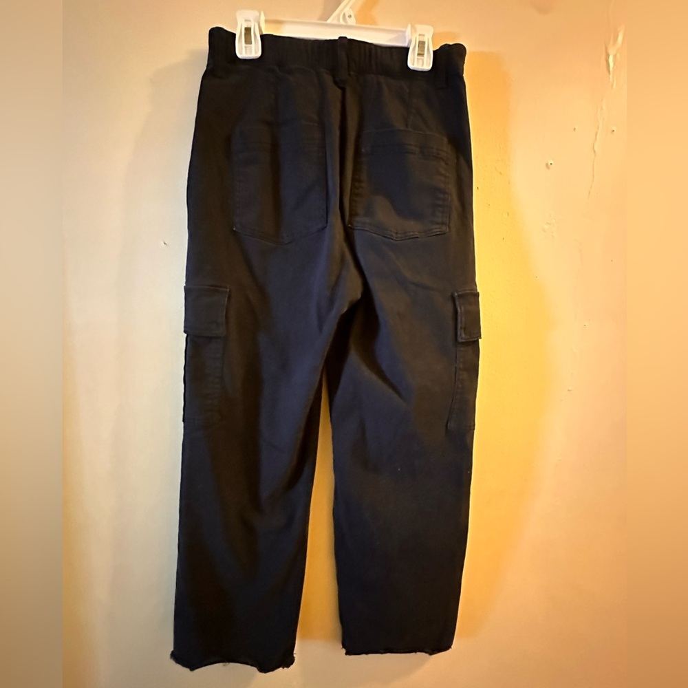 Hollister  cargo black oversized pants
